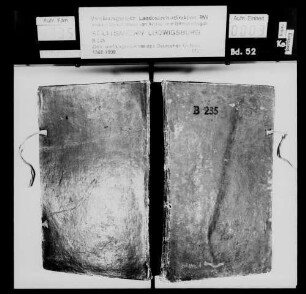 Trapponei Mergentheim: Zinsbuch über die Gefälle (Johngeld) in der Stadt Mergentheim