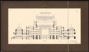 Theater auf dem Lützowplatz, Berlin: Querschnitt 1:100