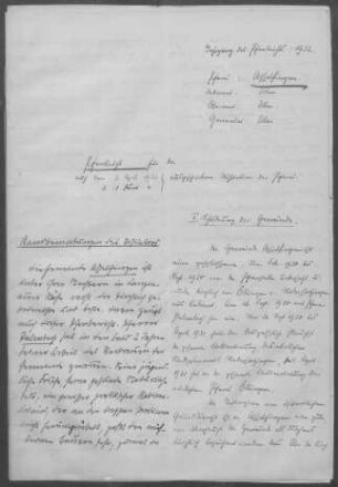 Asselfingen: Pfarrbericht 1932