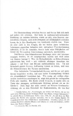 Sonnins Verhältnis zu Sturm, ästhetisch