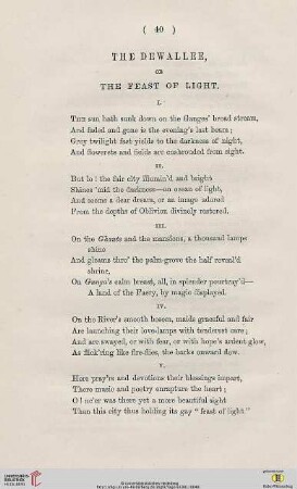The Dewallee, or the Feast of Light