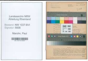 Entnazifizierung Paul Marohn , geb. 01.09.1900 (Strassenbahner)