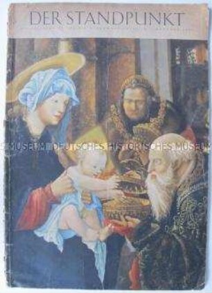 Kulturhistorische Monatszeitschrift "Der Standpunkt" überwiegend mit Beiträgen zu Weihnachten