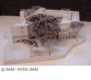 LZB Darmstadt, WBW - Modell des Gesamtgebäudes (Einsatz)