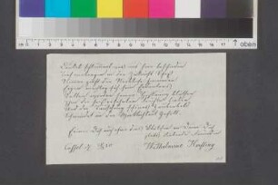 Einträge Bl. 11 - 21