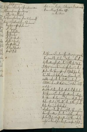 Wintersemester 1814/1815. Rektorat Andreas Heinrich Schott