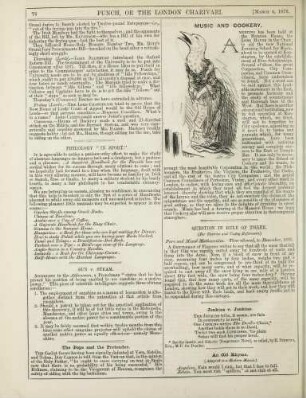 Music and cookery