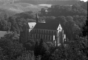 Altenberg: Dom, von oben, von Nordwesten