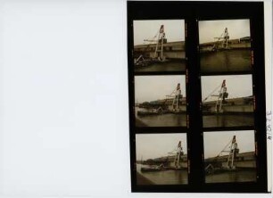 Kranumsetzung - Hafen, Duisburg, 1992