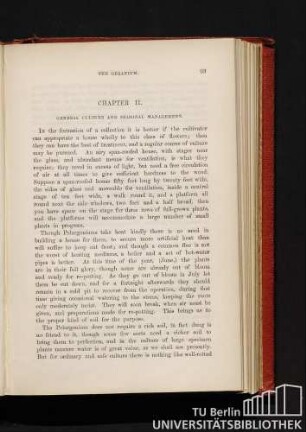 Chapter II. General culture and seasonal management.
