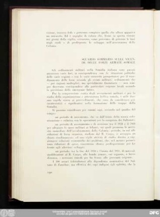 Sguardo Sommario Sulle Vicende Delle Forze Armate Somale