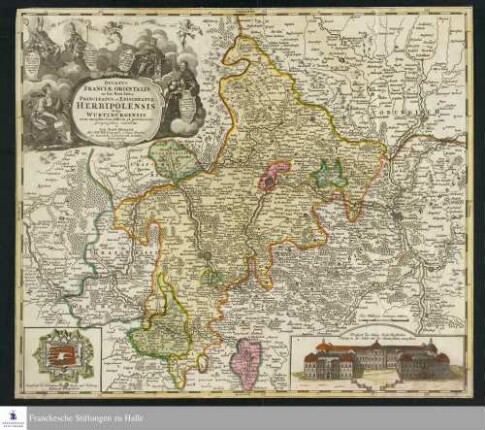 Ducatus Franciæ Orientalis seu Sac. Rom. Imperij Principatus et Episcopatus Herbipolensis Vulgo Würtzburgensis cum omnibus suis Officiis et pertinentijs