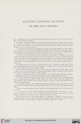 17: Alcune curiose notizie su Fra Luca Pacioli