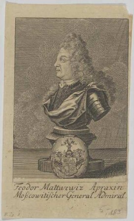 Bildnis des Feodor Mattwewiz Apraxin
