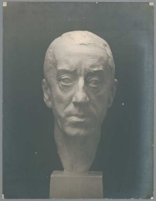 Porträt Henry van de Velde, 1913, Gips Architekt, Designer