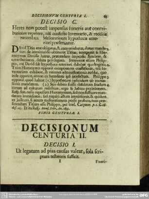 Decisionum Centuria II.