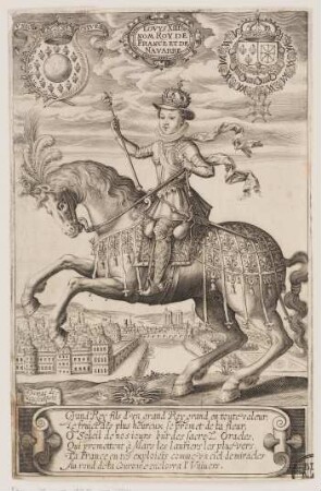 Porträt von Louis XIII., König von Frankreich und Navarra