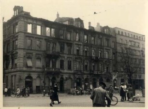 Zerstörungen Zweiter Weltkrieg - Luftangriff 2./3.09.1942. Mühlberger Tor, Kaiserallee