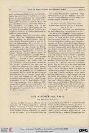 Eine merkwürdige Waffe