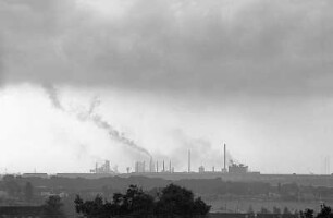 Bremen-Burglesum : In Bremen-Burglesum, Blick nach Süd-West zu Klöckner