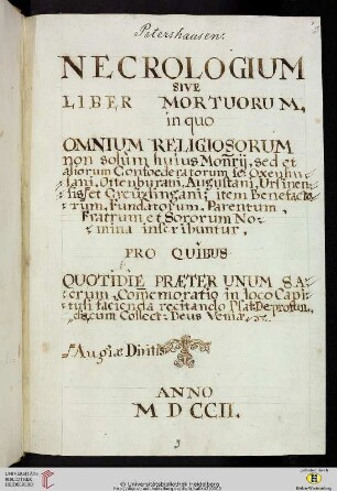 Necrologium Petrishusanum