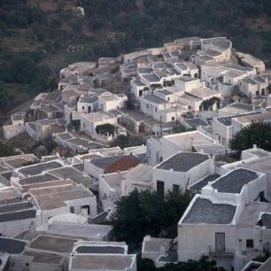 Skyros, Die Flachdächer der Chora
