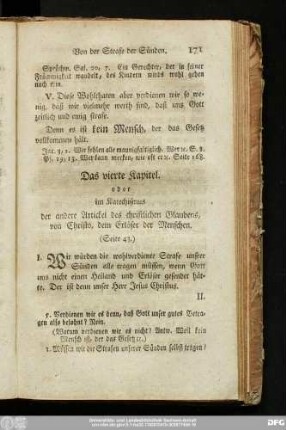 Das vierte Kapitel. oder im Katechismus der andere Artickel des christlichen Glaubens, von Christo, dem Erlöser der Menschen.