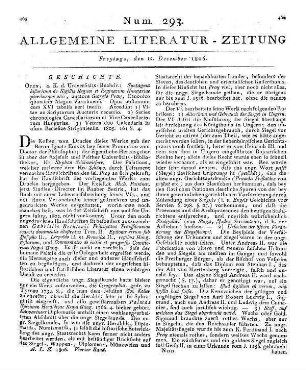 Aurora, Taschenbuch für Freunde einer unterhaltenden Lectüre. Auf das Jahr 1803. Hrsg. v. K. Müchler. Berlin: Maurer [1803]