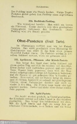 Obst-Pasteten (Fruit Tarts)
