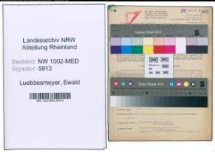 Entnazifizierung Ewald Luebbesmeyer , geb. 05.08.1906 (Arzt)