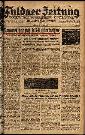Ausgabe vom Dienstag, den 23. Juni 1942.