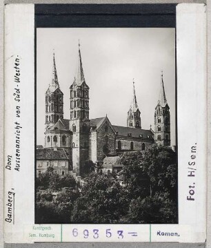 Bamberg: Dom von Südwesten