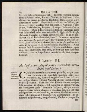 14-28, Caput III.