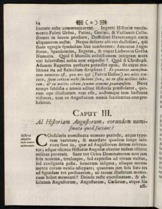 14-28, Caput III.