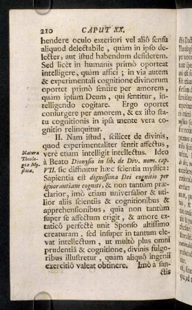 210-220, II. Nam istud, scilicet de divinis, quod experimentaliter ...