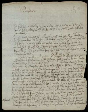 Brief von Gottfried Wilhelm Leibniz an Christoph Enoch Buchta