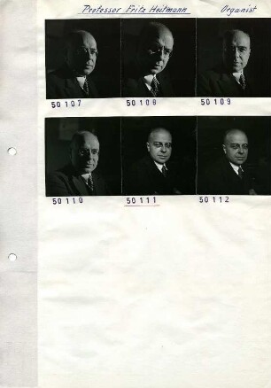 Portraitserie Fritz Heitmann
