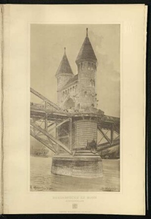Rheinbrücke zu Bonn / Strompfeiler