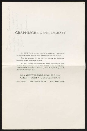 Graphische Gesellschaft