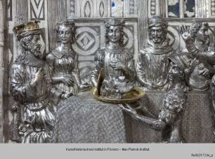 Silberaltar: Gastmahl des Herodes und der Tanz der Salome