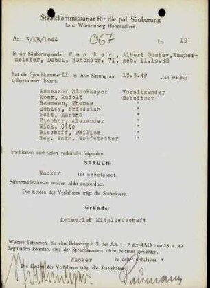Wacker, Albert Gustav