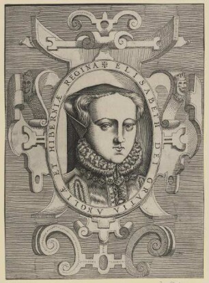 Bildnis der Maria I. Tudor, fälschlicherweise als Elisabeth I. betitelt