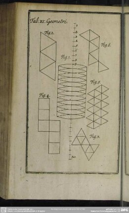 Tab. XI. Geometri