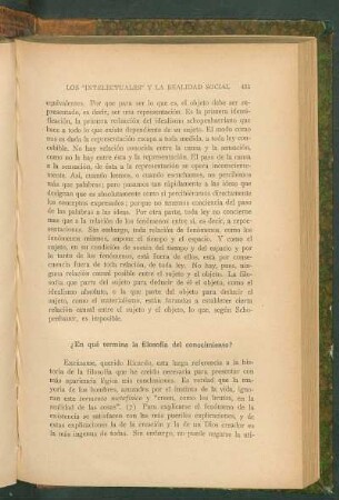 ¿En qué termina la filosofía conocimiento?