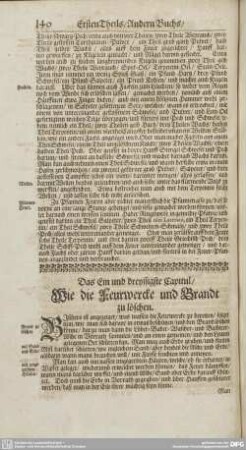 Ein und Dreyssigstes bis Viertzigstes Capitul.