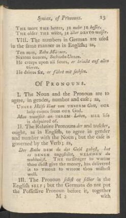 Of Pronouns.