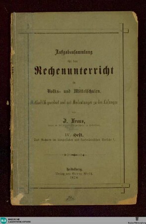4: Das Rechnen im bürgerlichen und kaufmännischen Verkehr 1