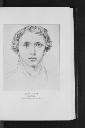 Jacob Gensler Selbstbildnis
