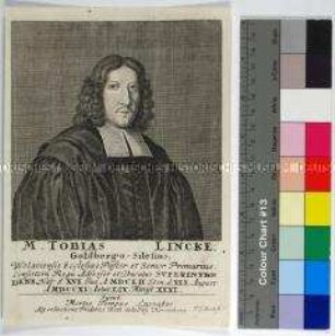 Porträt des Theologen Tobias Lincke Superintendent und Konsistorialassessor in Wohlau