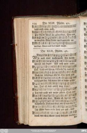 Der XLII. Psalm. 42.